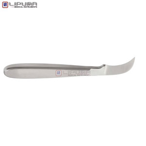 Scie à pointe courbée en acier inoxydable fin de 7 po (18 cm), instrument manuel à tige droite, approuvé par MOL Safety, instruments chirurgicaux de base - Product Image 3