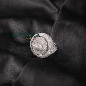 Anillo de Diamantes, Corte Brillante Redondo, Cultivado en Laboratorio, Plata 925, Oro Blanco, Lujoso, Unisex, Anillo de Compromiso - Product Image 1
