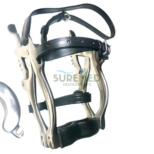 เครื่องมือเปิดปากม้าสำหรับสัตวแพทย์  แบบใช้ซ้ำได้ ทำจากสแตนเลส สำหรับตรวจฟันม้า - Product Image 2