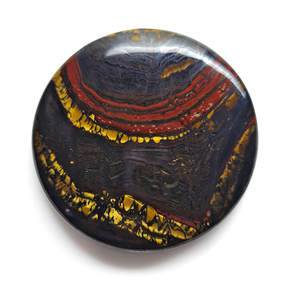 Cristal Natural Curativo Cabujón Ojo de Tigre Pulido, Gema Suelta para Equilibrio Energético y Joyería, Precio al por Mayor - Product Image 5