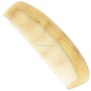RF Crafts Peigne à barbe en bois professionnel à bas prix pour hommes avec manche en corne pour usage domestique Type de peigne commun - Product Image 6