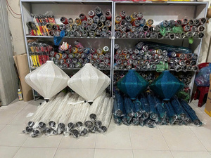 Lanterne en soie artisanale traditionnelle, lumière suspendue décorative pour restaurant, hôtel, mariage, fête et décoration élégante de la maison - Product Image 5