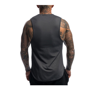 Custom Men <b>Stringer</b> Tank Top Lightweight Gym Training <b>Vest</b> Bodybuilding Sportswear OEM ODM Factory Sample Service - Product Image 2