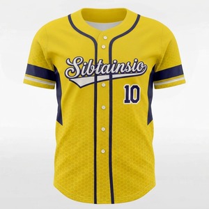 Maillots de baseball personnalisés par sublimation, 100% polyester, anti-bactériens, motif personnalisé, logo, nom, numéro, vêtements de sport en gros - Product Image 4