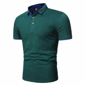 Camisa de Verano Casual para Hombre, 100% Algodón, Tejido Transpirable con Estampado Digital, Cuello Camisero, Manga Corta, Cierre de Botones, Corte Ajustado, Tallas Grandes - Product Image 1