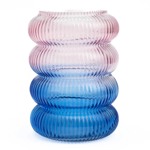 Vases en verre pour la décoration intérieure, vente en gros, vases à fleurs pour centre de table, décoration de mariage et d'événements - Product Image 5