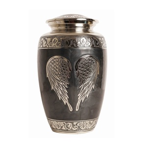 Urne commémorative éternelle en aluminium, Urne de souvenir en aluminium, Urne de héritage en aluminium, Urne funéraire en aluminium, Urne de dignité en aluminium, Vase en aluminium - Product Image 6