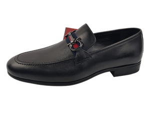 Mocasines Dlords para Hombre, Parte Superior de Cuero, Diseño Slip-On, Color Sólido, Decoración con Hebilla, Cómodos para Todas las Temporadas, Entresuela Antideslizante de EVA - Product Image 3