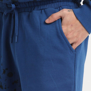 Shorts Bermuda en coton bleu pour homme avec imprimé dégradé, cordon de serrage à la taille, poches, vêtements décontractés, shorts d'été - Product Image 5