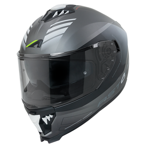 Cascos ASTONE, Nuevo Modelo ABS BLASTER, Color Plata Titanio Mate, Blanco, Casco Integral, Modelo GT6 YB06, Forro de Nailon, Venta de Fábrica - Product Image 2