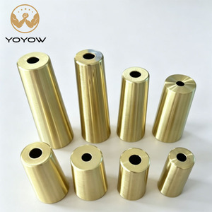 Modern Brass Gold Metal Furniture Chair Leg Caps for Sofa and Table - Product Image 1