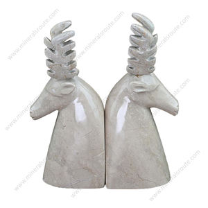 Sujetalibros de Mármol Grabado con Forma de Ciervo de Alta Calidad, Último Diseño, Mármol Natural, Certificado ISO, para Decoración y Regalos - Product Image 3