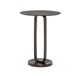 Twisted Design Iron Metal <b>Side</b> <b>Table</b> Black Finished for Living Room Bedroom Decorative Furniture <b>Round</b> <b>Side</b> <b>Table</b> End <b>Table</b> - Product Image 3