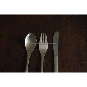 Silver Cutlery <b>Set</b> Handicrafts Food Contact Safe Silverware <b>Sets</b> OEM Support Customizable Metal Cutleries Wholesale Price - Product Image 3