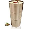 Handmade Bronze Kansa Glass Traditional Ayurvedic Drinking Tumbler for Water Home Use - Product Image 4