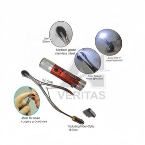 A-1 de qualité supérieure VERITAS Spéculum Nasal en acier inoxydable Instrument médical ORL à fibre optique | instrument médical à clip hémolock - Product Image 6