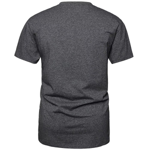 Camiseta Básica para Hombre, Color Naranja Óxido, Cuello Redondo, Manga Corta, Estilo Casual de Verano, Corte Regular, Tela Suave, Prenda Esencial para el Día a Día - Product Image 4
