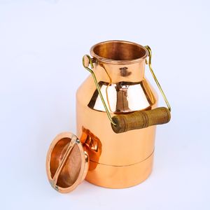 โหลเก็บโลหะทองแดงแนววินเทจสำหรับใช้ในครัวเครื่องเทศสมุนไพรกาแฟตู้กับข้าวการตั้งแคมป์ - Product Image 4