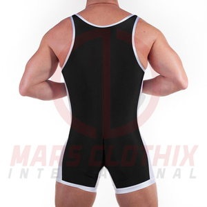 Combinaisons de lutte personnalisées de haute qualité avec logo, prix de gros, vêtements de sport pour la salle de sport et l'extérieur, combinaison de lutte pour hommes - Product Image 3