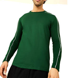 Camisetas de Manga Larga para Hombre, Cuello Redondo, Ligeras, de Poliéster/Algodón Resistente, Secado Rápido, Ecológicas, Más Vendidas - Product Image 1