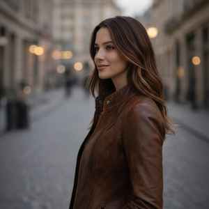 Women's Winter Genuine Leather Quilted Puffer Jacket Breathable & Waterproof Regular Length Outerwear - Product Image 4