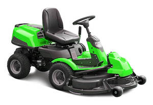 Tondeuse à gazon professionnelle robuste à moteur diesel, autopropulsée, lame rotative, bac à herbe arrière 200L, monocylindre 4 temps, vert noir - Product Image 6