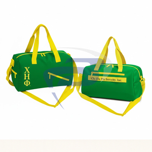 Sac de voyage week-end premium Chi Eta Phi CEPhi Sorority, sac de sport en nylon de haute qualité pour les voyages et la salle de sport, design de logo personnalisé - Product Image 3
