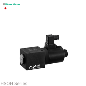 Vanne solénoïde Hirose HSOH série Japon, zéro fuite interne, pour systèmes hydrauliques basse à haute pression DC - Product Image 1