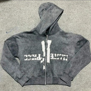Nouvelle Arrivée - Sweat à Capuche Homme Personnalisé en Polaire Effet Vieilli - Séchage Rapide & Respirant 100% Coton Style Formel - Product Image 2