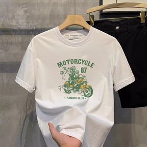 เสื้อยืดคุณภาพสูง ผ้าฝ้าย 100% พร้อมโลโก้ สกรีนโลโก้ตามสั่ง เสื้อยืดเรียบๆ ยูนิเซ็กซ์ ไซส์พลัส เสื้อยืดผู้ชาย - Product Image 6