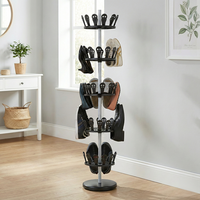 Fabricant OEM de meubles de rangement pour la maison EBay Taïwan – Meuble à chaussures autoportant moderne en métal à 1 niveau, hauteur réglable, pour 11 paires