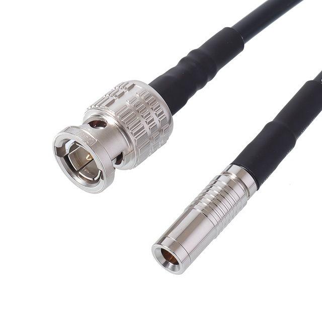 75 Ohm RG179 BNC Male to DIN 1.0/2.3 CC4 High Definition 4K 6G SDI Coaxial Video Cable for HDTV Connection