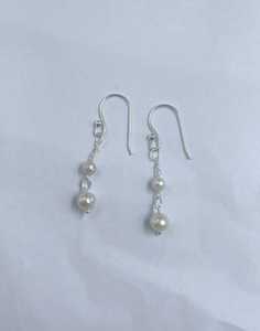 Freshwater <b>Pearl</b> <b>Earrings</b> Handmade Elegant Dangle <b>Pearl</b> Jewelry Wholesale Gift Accessories for Women - Product Image 3