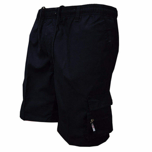 Pantalones Cortos Cargo de Verano para Hombre, con Cordón Ajustable, Cintura Elástica, Múltiples Bolsillos, Casuales, Deportivos, de Ocio, Ecológicos - Product Image 4