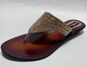 Leather Slippers with Genuine Leather Lining Traditional Slip-On Comfort Home - Product Image 1