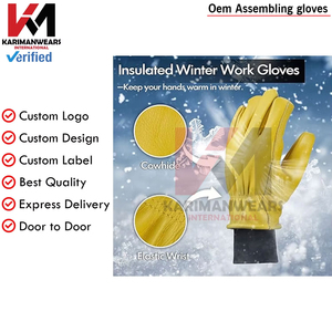 Working Gloves Heavy Duty Industrial Safety Gloves Cut Resistant Anti <b>Slip</b> Grip for Construction Labor OEM Bulk - Product Image 3