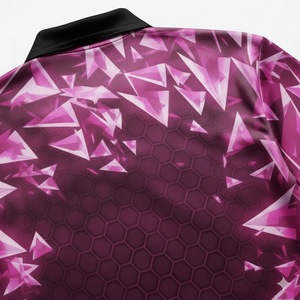 Camiseta Polo Deportiva Sublimada para Hombre, Transpirable, de Secado Rápido, 100% Poliéster, Diseño Personalizado para Dardos y Billar, Venta al Por Mayor - Product Image 5