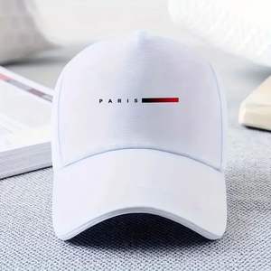 Casquette de baseball légère et respirante à imprimé Paris, à large bord, vente en gros - Product Image 1