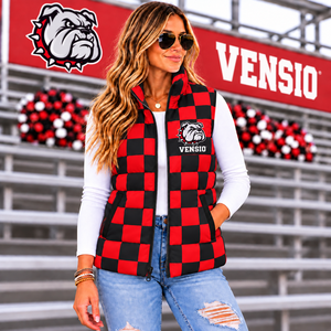 Chaleco Acolchado sin Mangas con Cuello Alto Impermeable para Mujer, Diseño Personalizado ODM, Relleno 100% Poliéster, Cierre con Cremallera, Estilo Casual, Logotipo Personalizado - Product Image 4