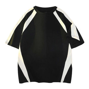 เสื้อยืดผู้ชายไซส์ใหญ่ ผ้าฝ้าย 100% พิมพ์ลาย 300gsm ทรงหลวม ไหล่ตก เสื้อยืดผู้ชายแบบเรียบ - Product Image 5