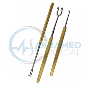 Ensemble de 3 crochets à une seule pointe Joseph de qualité supérieure en acier inoxydable, instrument de rhinoplastie et de chirurgie plastique, certifié CE, chirurgical - Product Image 6