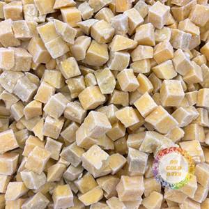 Fabricant IQF – Patates douces surgelées bon marché, coupées en dés 10x10mm, forme cube, pour le marché européen des salades, export direct usine, haute qualité - Product Image 1