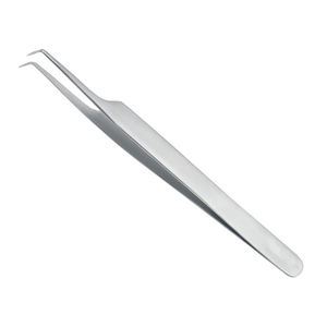 Pinces à cils personnalisées avec logo et couleur sur mesure, outils de beauté en acier inoxydable robustes, courbés et pointus pour usage professionnel - Product Image 5