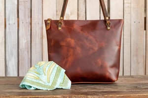 Genuine <b>Leather</b> Convertible Backpack Tote <b>Bag</b> Crossbody Tote High Quality Made in Pakistan AV-0093 - Product Image 5