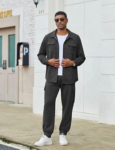 Chándal de Forro Polar para Hombre, Corte Entallado, para Ropa Deportiva y Urbana de Primera Calidad - Product Image 1