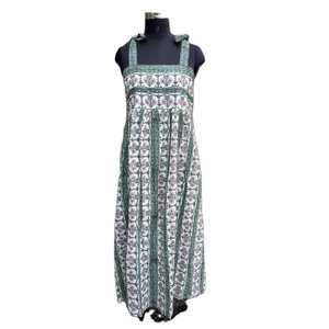 Handmade <b>Boho</b> Striped Midi Sundress Sleeveless Casual Summer <b>Dress</b> for Women Perfect Holiday Outfit - Product Image 1