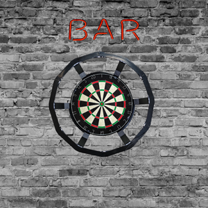 Anneau lumineux à DEL multi-usage pour les jeux de fléchettes annulaires et en sisal - Product Image 1