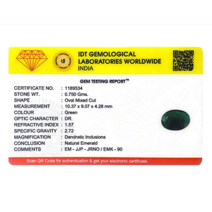 Certified Natural Emerald 3.75 Carat IGI Loose Gemstone Faceted Emerald Cut for Fine Jewelry - Product Image 4