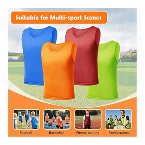 Maillots d'entraînement de qualité supérieure pour adultes, jeunes et enfants – Idéaux pour le football, le basketball et les entraînements d'équipe - Product Image 6