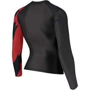 Rashguard personnalisé pour femmes, protection UV, col en V, camouflage, manches longues, coupe ajustée, MMA, pour la remise en forme et un usage décontracté, vêtements de sport de gym - Product Image 1